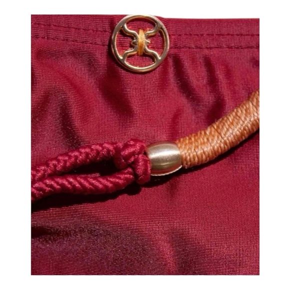 ViX Solid Elis Triangle Bikini Top in Red NWT - Picture 4 of 7